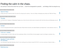 Tablet Screenshot of findingthecalminthechaos.blogspot.com