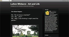 Desktop Screenshot of leannwhitacre.blogspot.com