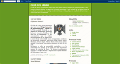 Desktop Screenshot of clubdelibro.blogspot.com