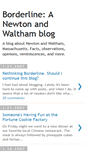 Mobile Screenshot of borderlinenewtonwaltham.blogspot.com