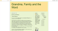 Desktop Screenshot of grandmaandtheword.blogspot.com