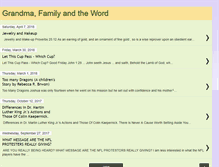 Tablet Screenshot of grandmaandtheword.blogspot.com