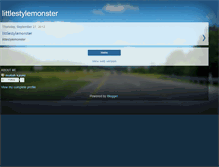 Tablet Screenshot of littlestylemonster.blogspot.com