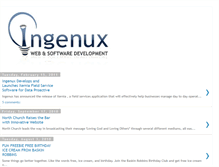 Tablet Screenshot of ingenuxinc.blogspot.com