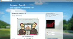 Desktop Screenshot of deusemquestao.blogspot.com