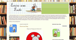 Desktop Screenshot of ecrireavecludo.blogspot.com