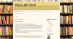 Desktop Screenshot of fisicanm2010.blogspot.com