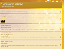 Tablet Screenshot of dinosaurinbrooklyn.blogspot.com