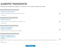 Tablet Screenshot of internacionaltransgenicos.blogspot.com