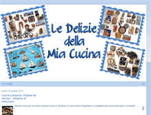 Tablet Screenshot of ledeliziedellamiacucina.blogspot.com