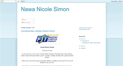 Desktop Screenshot of nawanicolesimon.blogspot.com