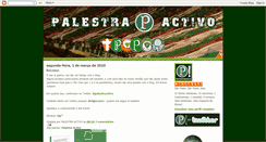 Desktop Screenshot of palestraactivo.blogspot.com