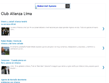 Tablet Screenshot of alianzalima-peru.blogspot.com