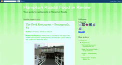 Desktop Screenshot of hamptonroadsfoodinreview.blogspot.com