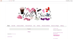 Desktop Screenshot of hollyssecret.blogspot.com