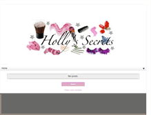 Tablet Screenshot of hollyssecret.blogspot.com