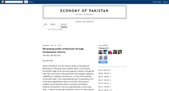 Desktop Screenshot of economyofpakistan.blogspot.com