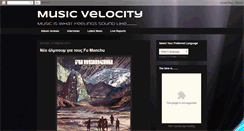 Desktop Screenshot of musicvelocity.blogspot.com