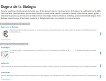 Tablet Screenshot of dogmabiologia.blogspot.com