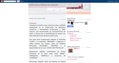 Desktop Screenshot of frutillablancadeliciasdemanzanal.blogspot.com