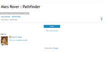 Tablet Screenshot of pathfinder-rover.blogspot.com