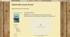 Desktop Screenshot of desarrollolocalsocial.blogspot.com