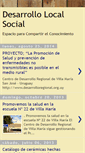 Mobile Screenshot of desarrollolocalsocial.blogspot.com