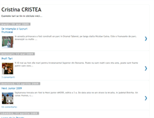 Tablet Screenshot of cristinacristea.blogspot.com