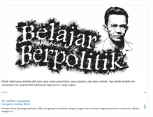 Tablet Screenshot of belajarberpolitik.blogspot.com