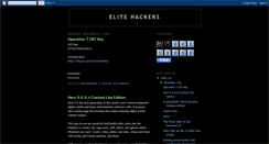 Desktop Screenshot of el1t3-h4ck3rs.blogspot.com