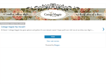 Tablet Screenshot of cottagemagpie.blogspot.com