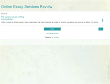 Tablet Screenshot of essayreview.blogspot.com