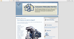 Desktop Screenshot of consumersrelocationservices.blogspot.com