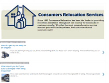 Tablet Screenshot of consumersrelocationservices.blogspot.com