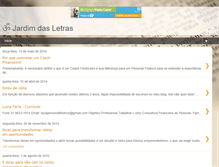 Tablet Screenshot of luciajardimdasletras.blogspot.com