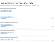 Tablet Screenshot of jurisdictionaryokc.blogspot.com