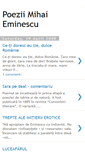 Mobile Screenshot of poezii-mihai-eminescu.blogspot.com