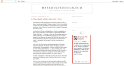 Desktop Screenshot of markwolfedesignblog.blogspot.com