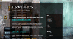 Desktop Screenshot of electrateatrouniversitario.blogspot.com