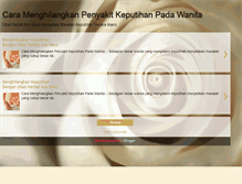 Tablet Screenshot of caramenghilangkankeputihanpadawanitaa.blogspot.com