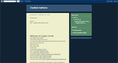 Desktop Screenshot of clydescreations.blogspot.com