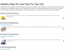 Tablet Screenshot of healthystepsdfw.blogspot.com