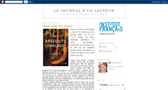 Desktop Screenshot of journallecteur.blogspot.com