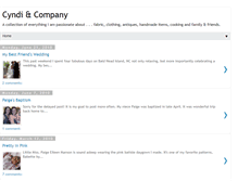 Tablet Screenshot of cyndiandcompany.blogspot.com