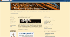 Desktop Screenshot of norcalcazadora.blogspot.com