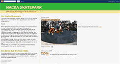 Desktop Screenshot of nackaskatepark.blogspot.com