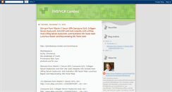 Desktop Screenshot of dvd-vcr-combos.blogspot.com