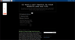 Desktop Screenshot of ezways2gettraffic.blogspot.com