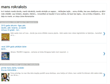 Tablet Screenshot of mansrokraksts.blogspot.com