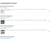 Tablet Screenshot of comentarios-al-azar.blogspot.com